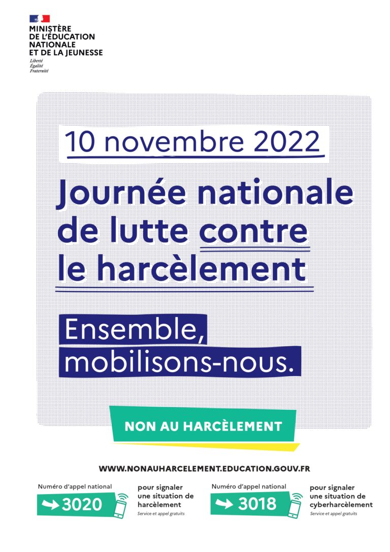 Journée Nationale De Lutte Contre Le Harcèlement – Ecole Primaire ...